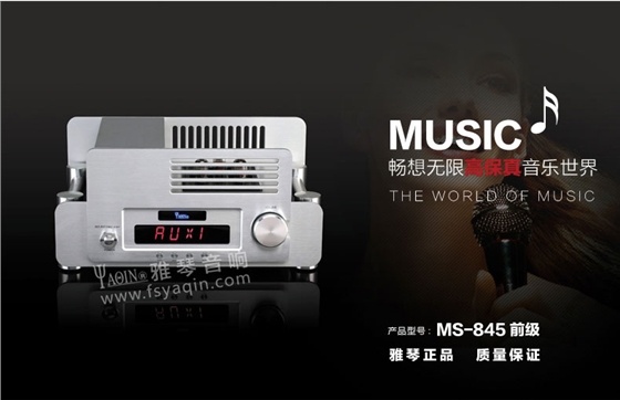 膽機功放,HI-FI膽機,CD播放器,膽機生產(chǎn)廠家,雅琴音響,雅琴MS=845