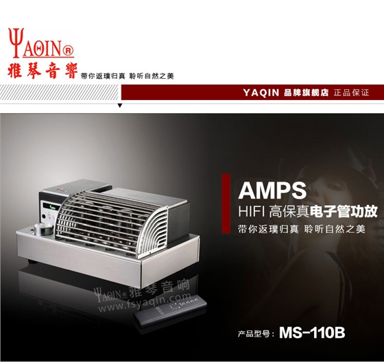 膽機功放,HI-FI膽機,CD播放器,膽機生產(chǎn)廠家,雅琴音響,雅琴MS-110B